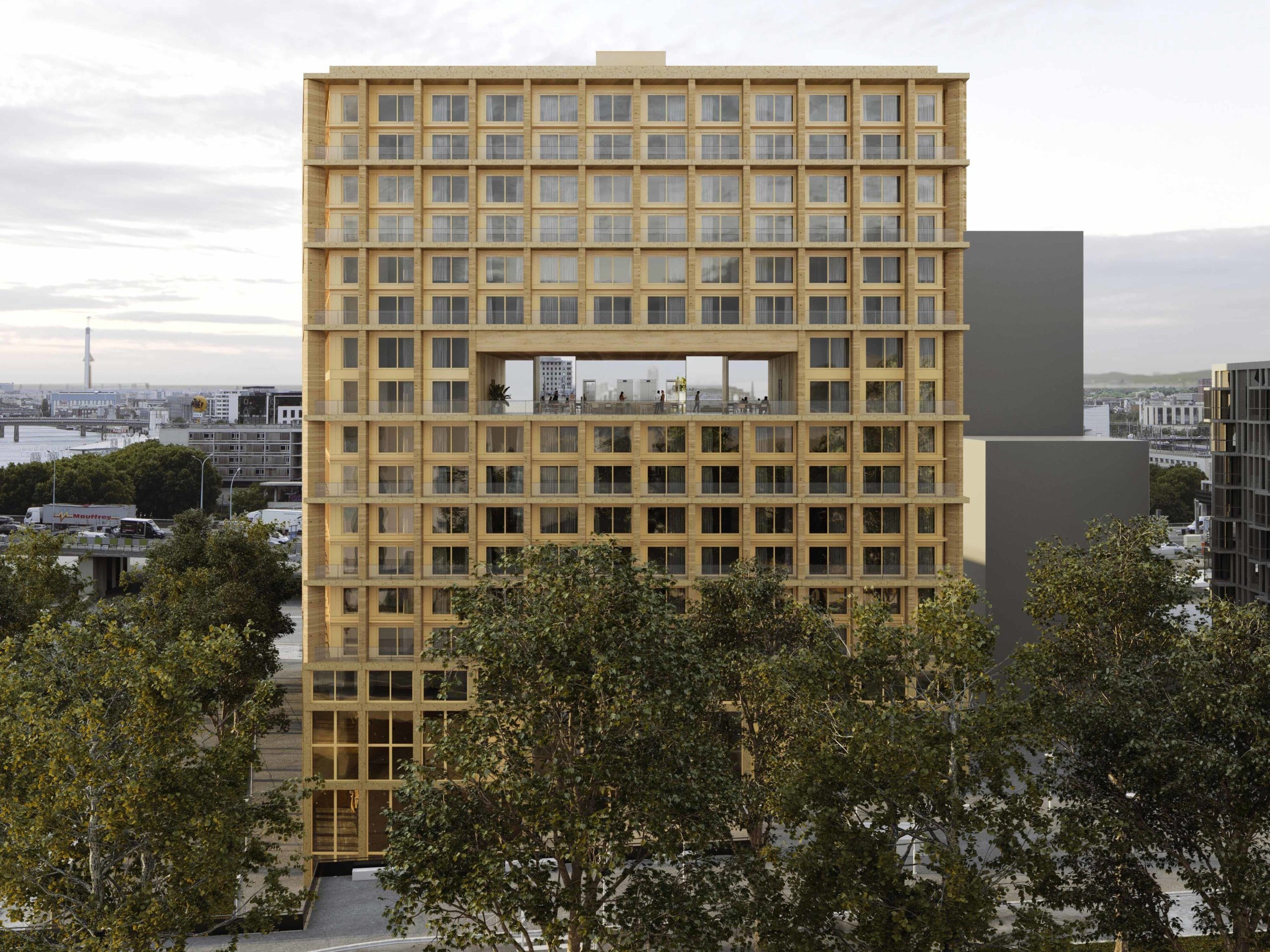 Paris 13 : Wood Up, un immeuble en bois de grande hauteur 